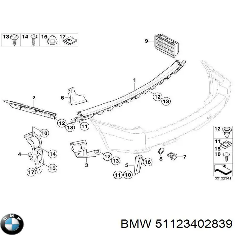  BMW 51123402839 цена, от 24.02 USD