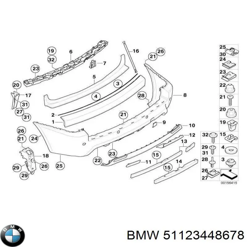 Купить 51123448678 BMW 