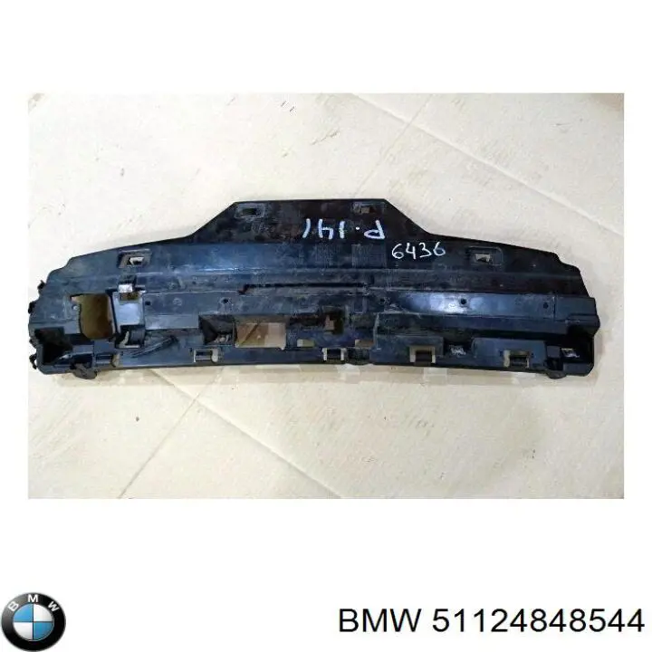 51124848544 BMW consola central do pára-choque traseiro