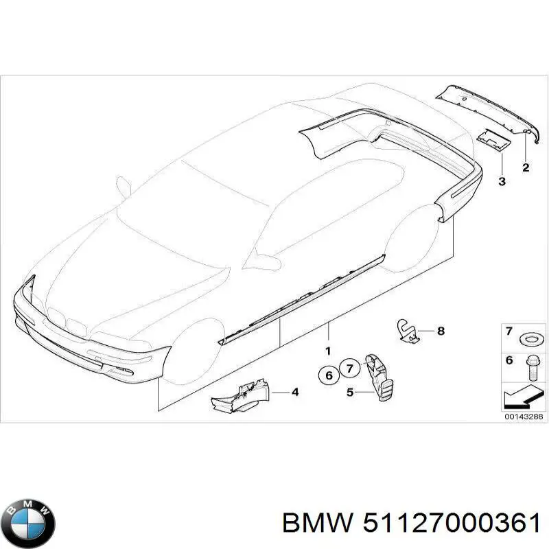  51127000361 BMW