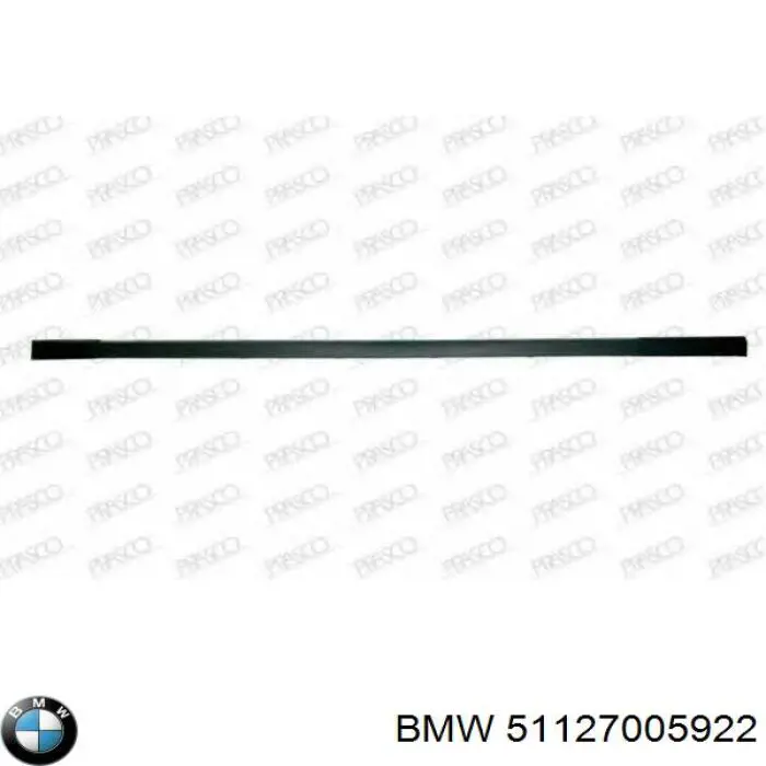 51127005922 BMW Молдинг бампера заднего центральный