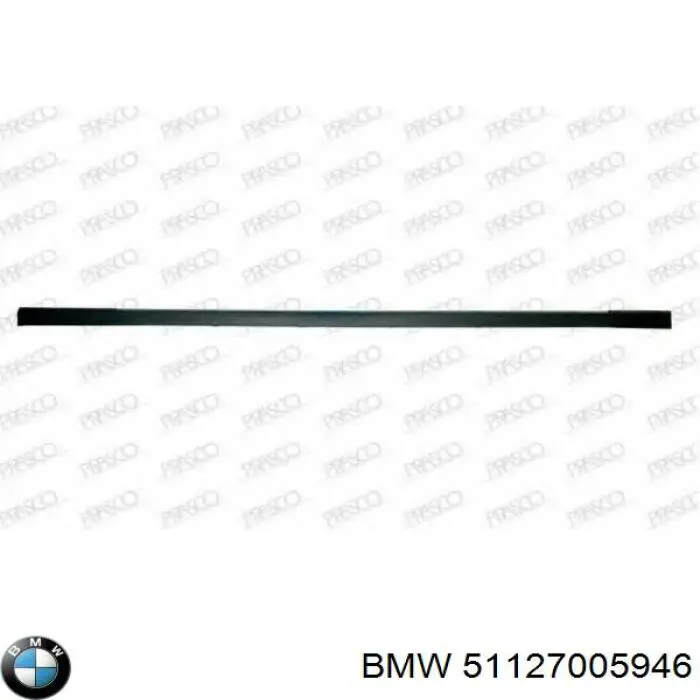 51127005946 BMW Молдинг заднего бампера, центральный