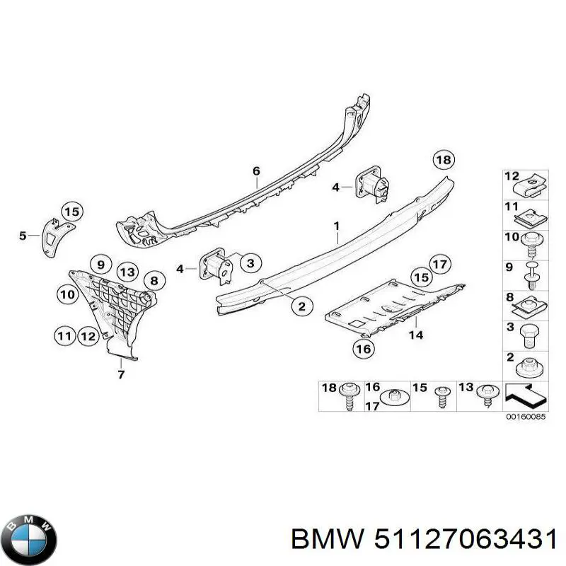  BMW 51127063431 цена, от 12.67 USD