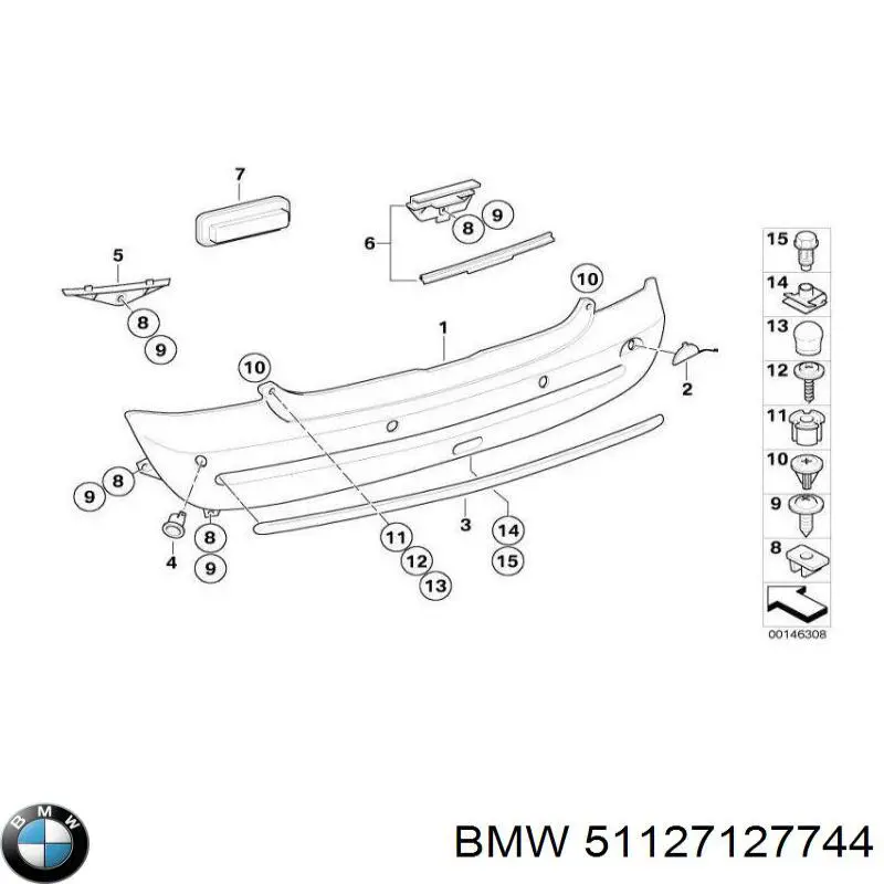 Купить 51127127744 BMW 