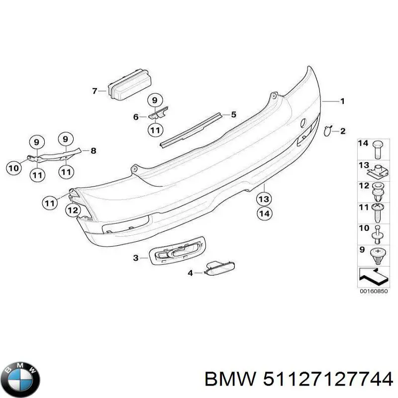  BMW 51127127744 цена, от 11.40 USD