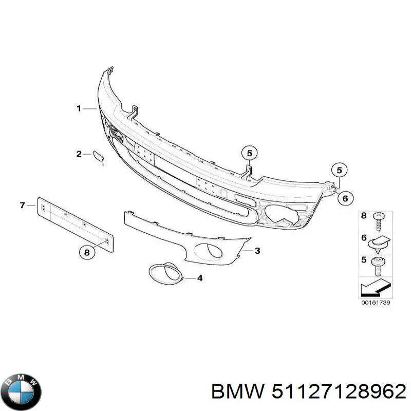 Бампер задний BMW 51127128962 цена, от 115.56 USD