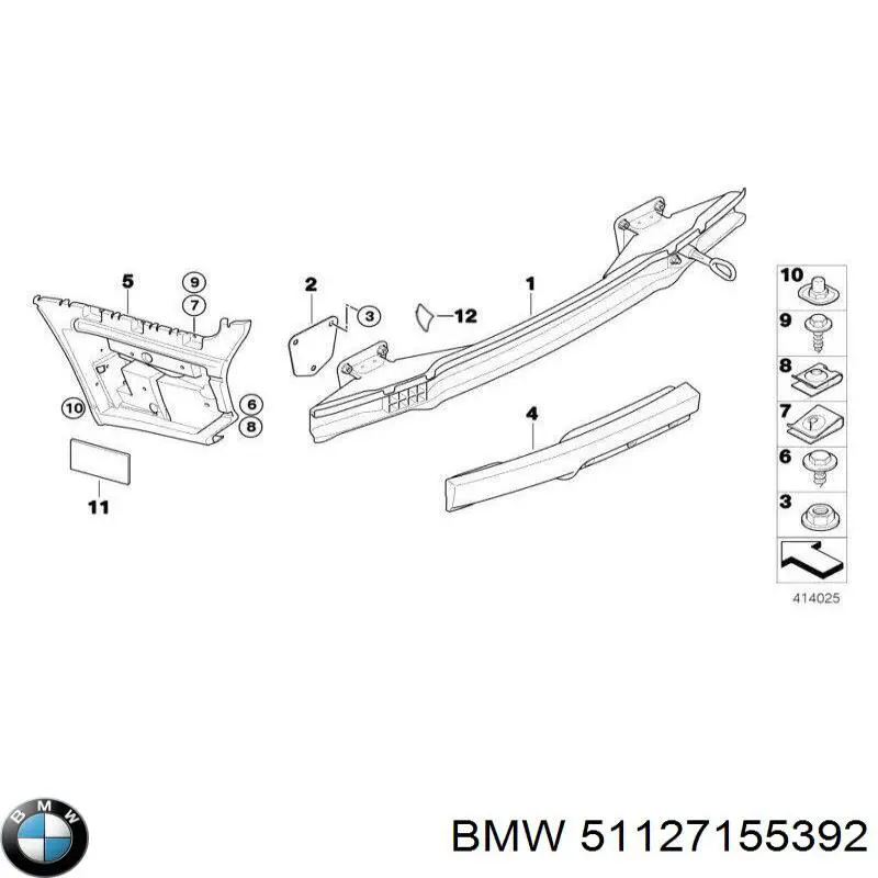 Пробка поддона двигателя 51127155392 BMW