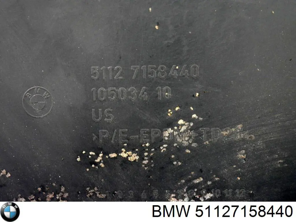 Бампер задний, нижняя часть BMW 51127158440 цена, от 17.49 USD