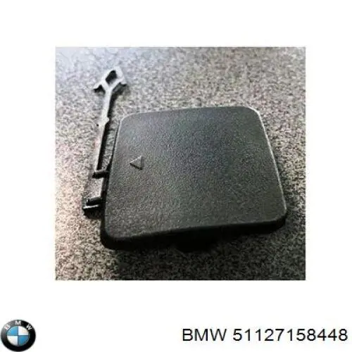 Заглушка бампера буксировочного крюка задняя BMW 51127158448