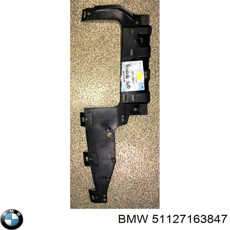 Кронштейн бампера заднего центральный BMW 51127163847 цена, от 5.07 USD