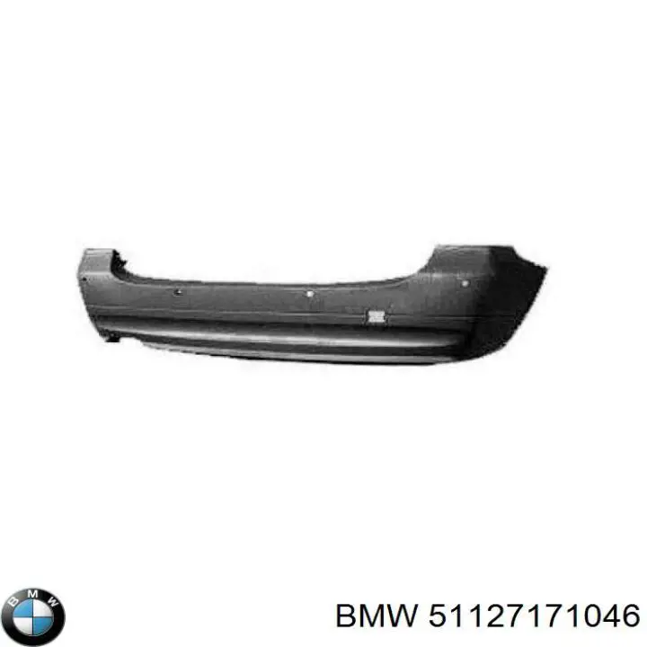 51127171046 BMW Задний бампер
