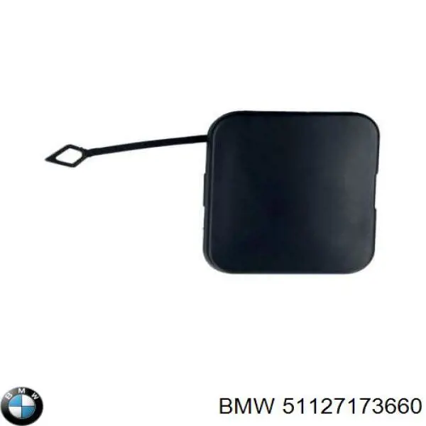 Заглушка бампера буксировочного крюка задняя BMW 51127173660 цена, от 7.34 USD