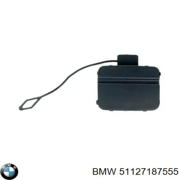 Заглушка бампера буксировочного крюка задняя BMW 51127187555 цена, от 13.88 USD