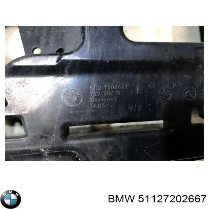 Купить 51127202667 BMW Направляющая заднего бампера левая