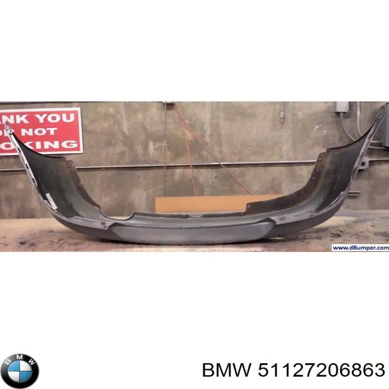 51127206863 BMW Задний бампер