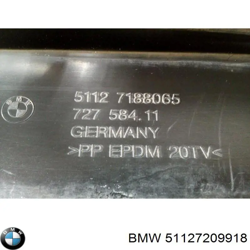  BMW 51127209918