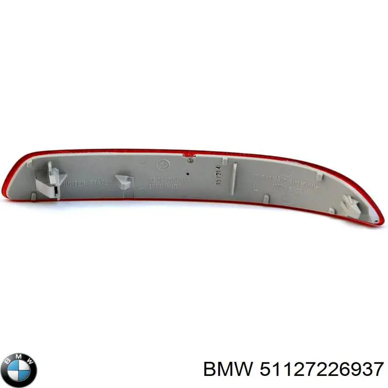 Кронштейн бампера переднего левый 51127226937 BMW