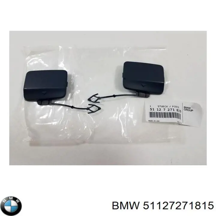 51127231681 BMW tampão traseiro do pára-choque do gancho de reboque