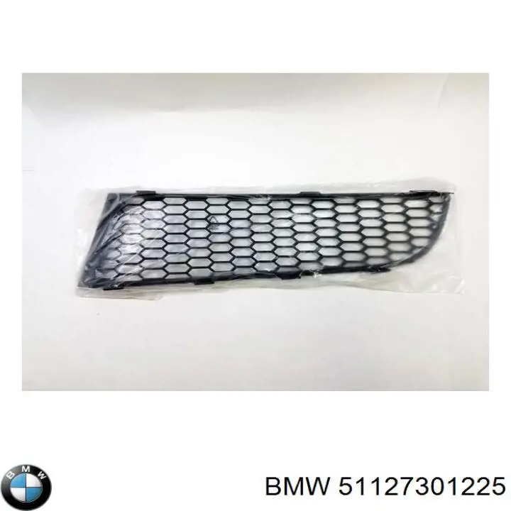 51127301225 BMW consola central do pára-choque traseiro