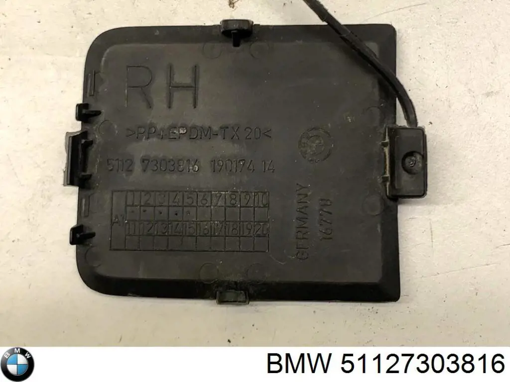 Заглушка бампера буксировочного крюка задняя Signeda PBM99234CAR цена, от 7.88 USD