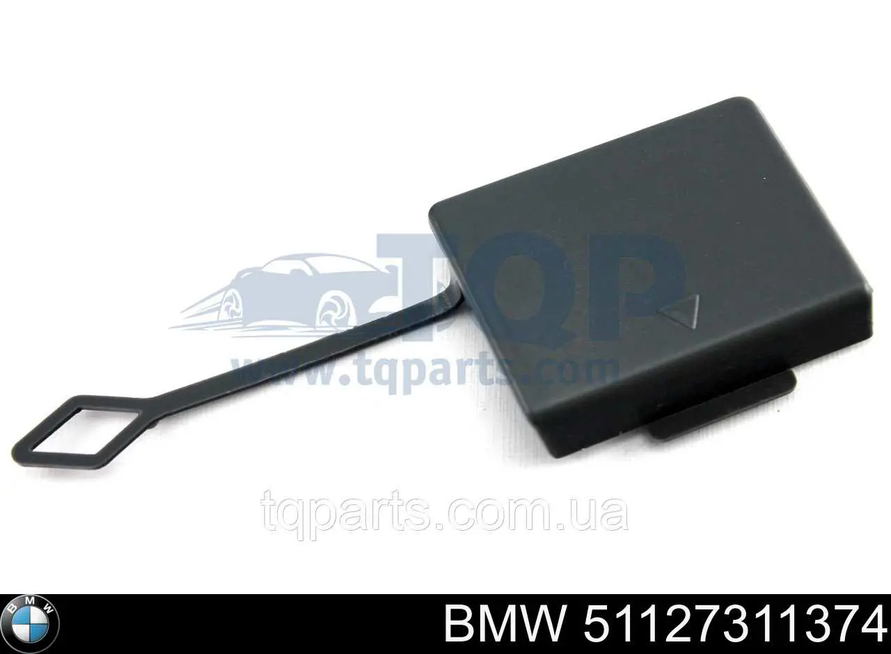 51127311374 BMW Заглушка бампера буксировочного крюка задняя