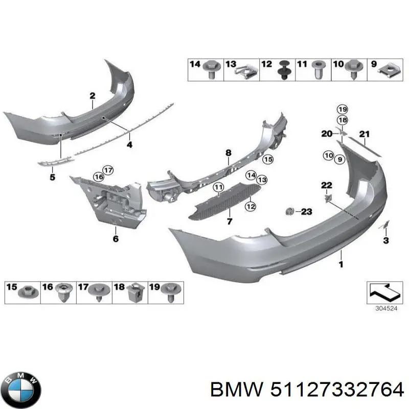 Бампер задний 4max 5506000067958PP цена, от 106.94 USD