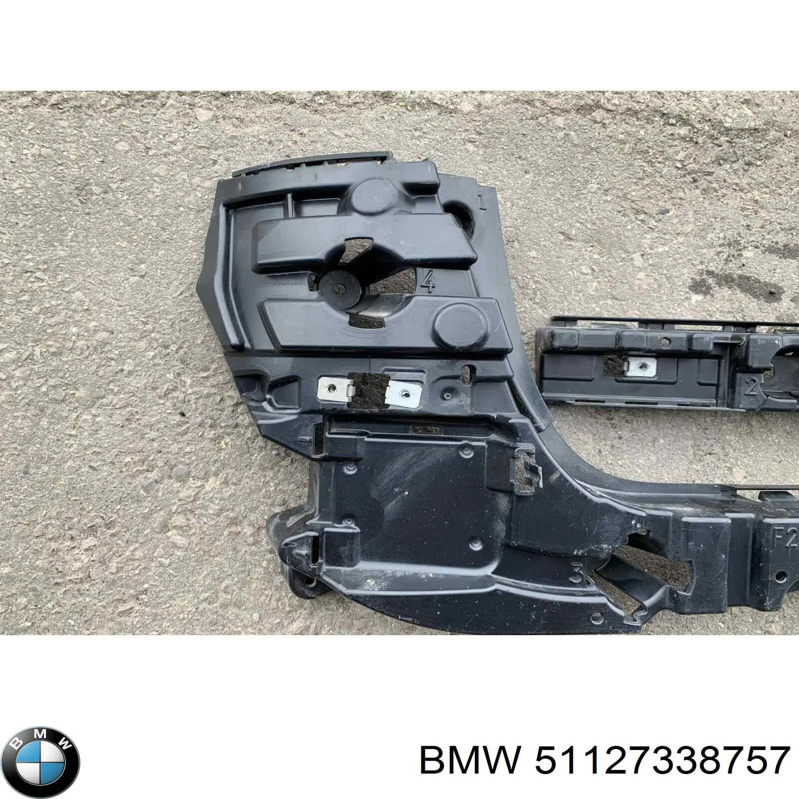 Крепление бамера левое BMW 51127338757 цена, от 63.35 USD