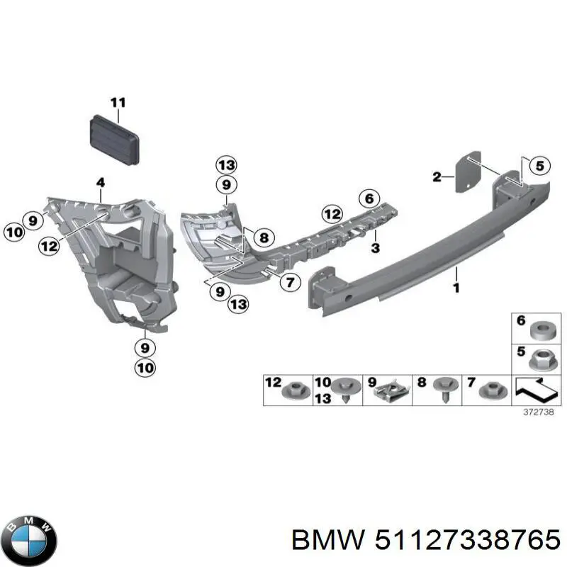  51127338765 BMW