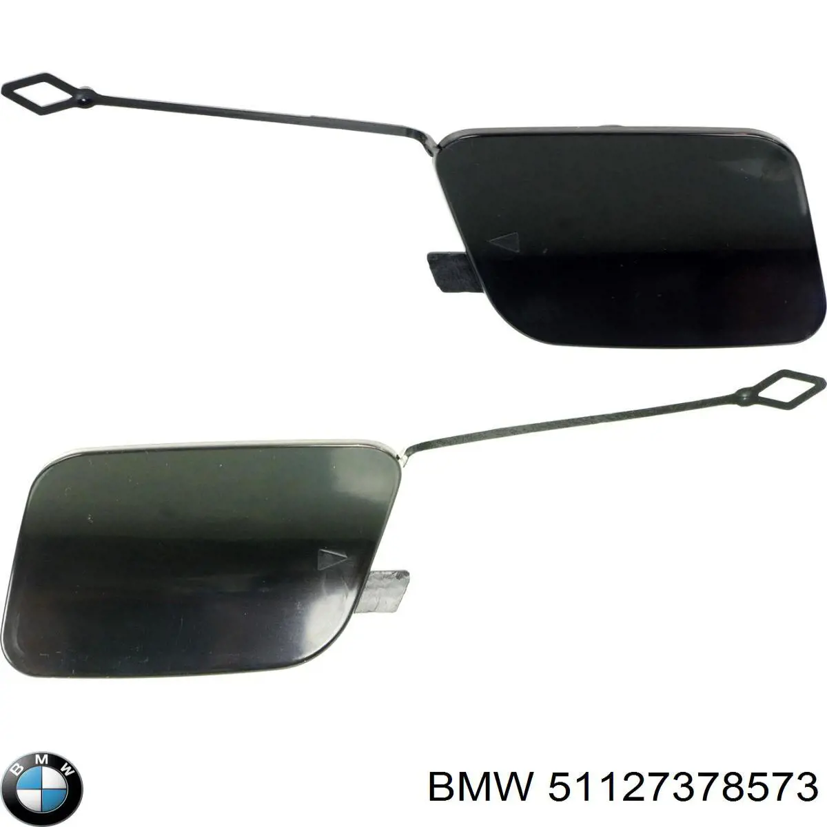 Заглушка бампера буксировочного крюка задняя BMW 51127378573