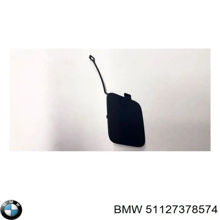 Заглушка бампера буксировочного крюка задняя BMW 51127378574