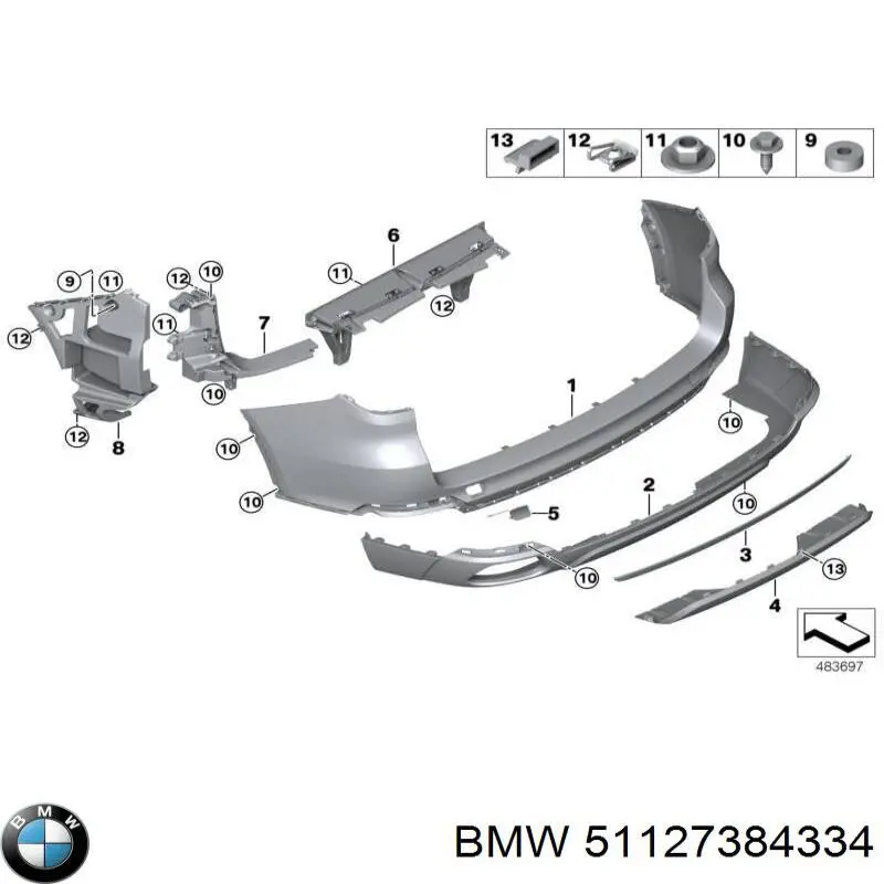  51127384334 BMW