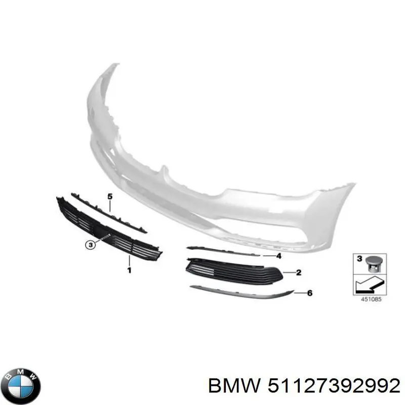 Бампер задний BMW 51127392992 цена, от 182.11 USD