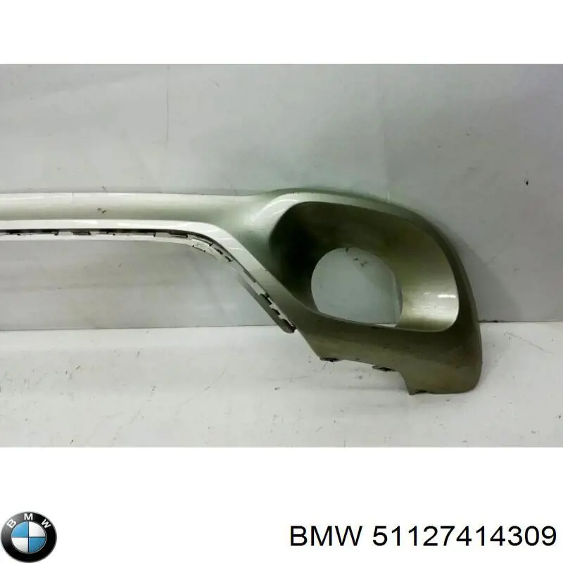 Накладка бампера заднего центральная 51127414309 BMW