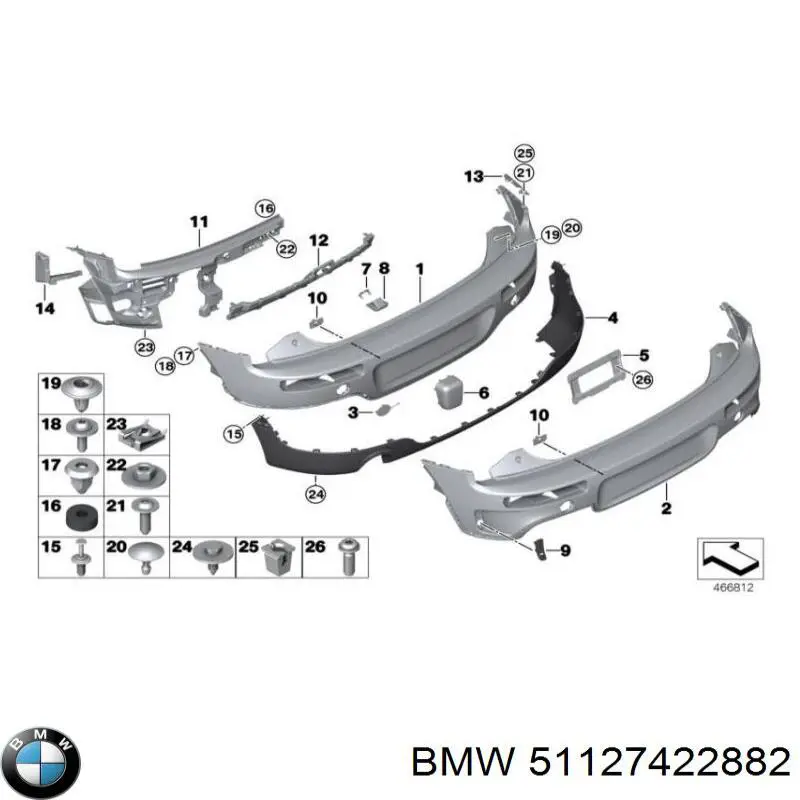 51127422882 BMW 