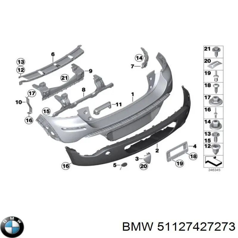  BMW 51127427273 цена, от 7.61 USD