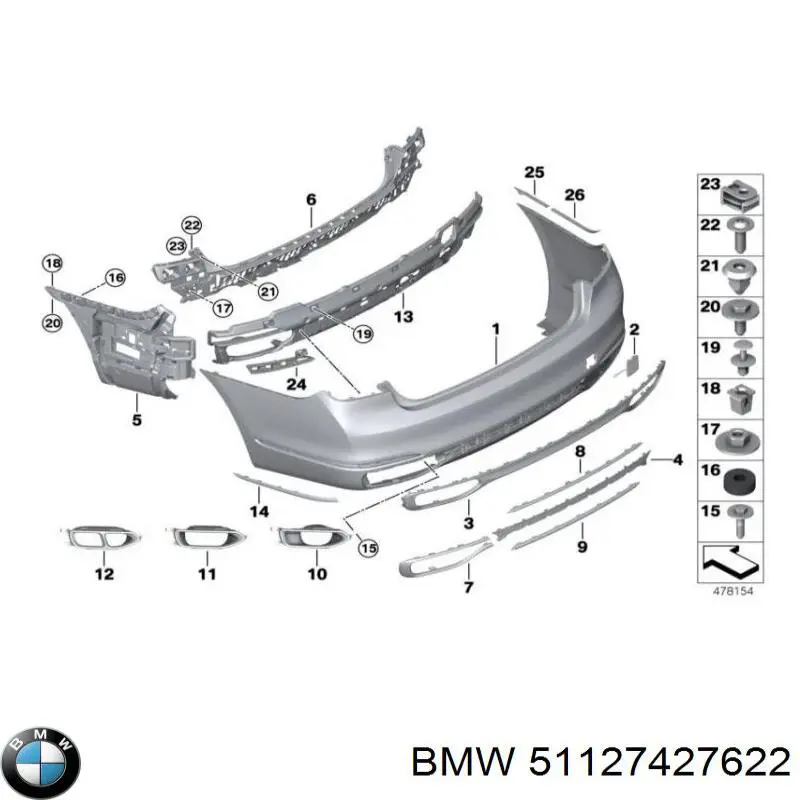  51127427622 BMW