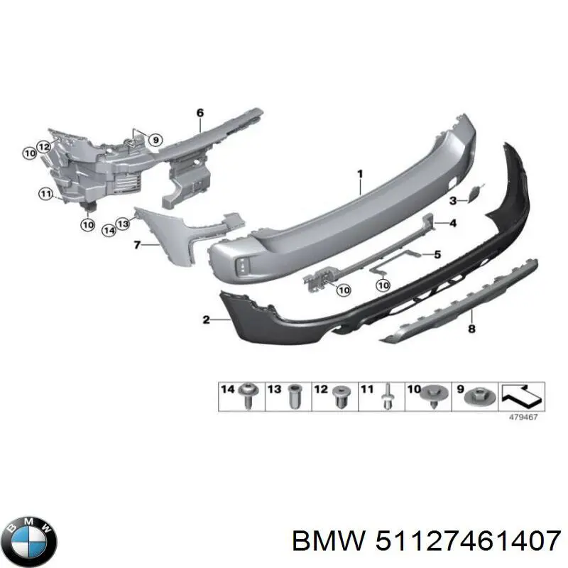  51127461407 BMW