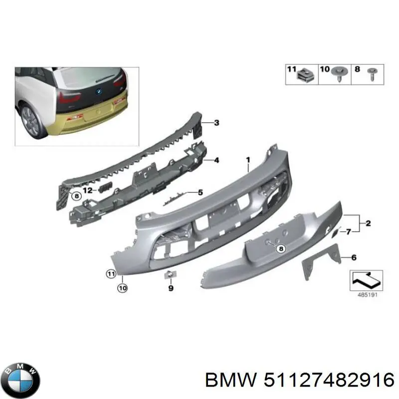  51127482916 BMW