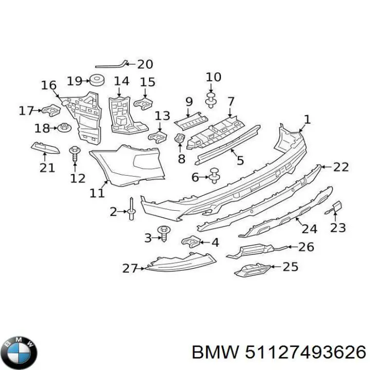  51127493626 BMW