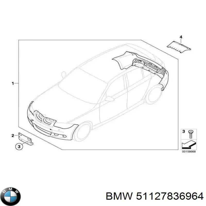  BMW 51127836964 цена, от 19.07 USD