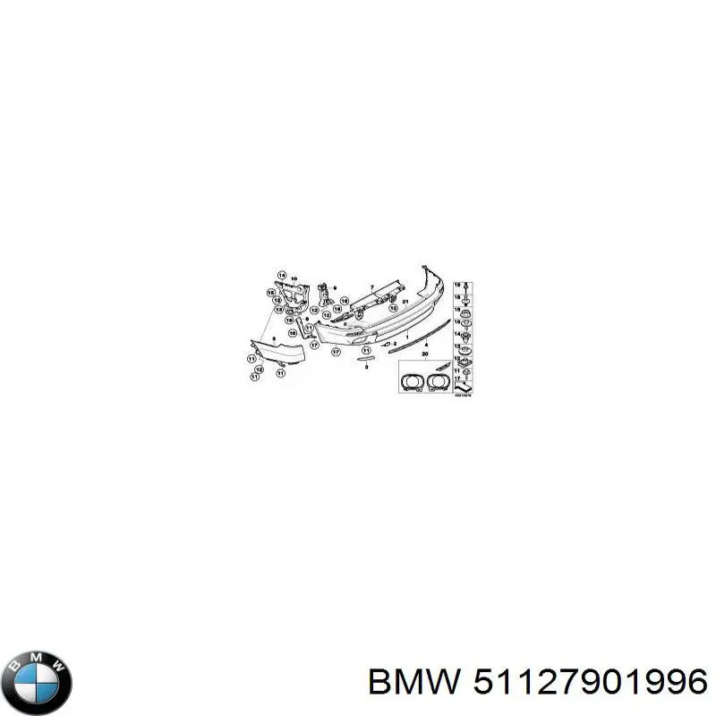  BMW 51127901996 цена, от 21.62 USD