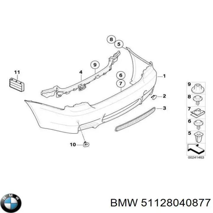  BMW 51128040877 цена, от 20.56 USD
