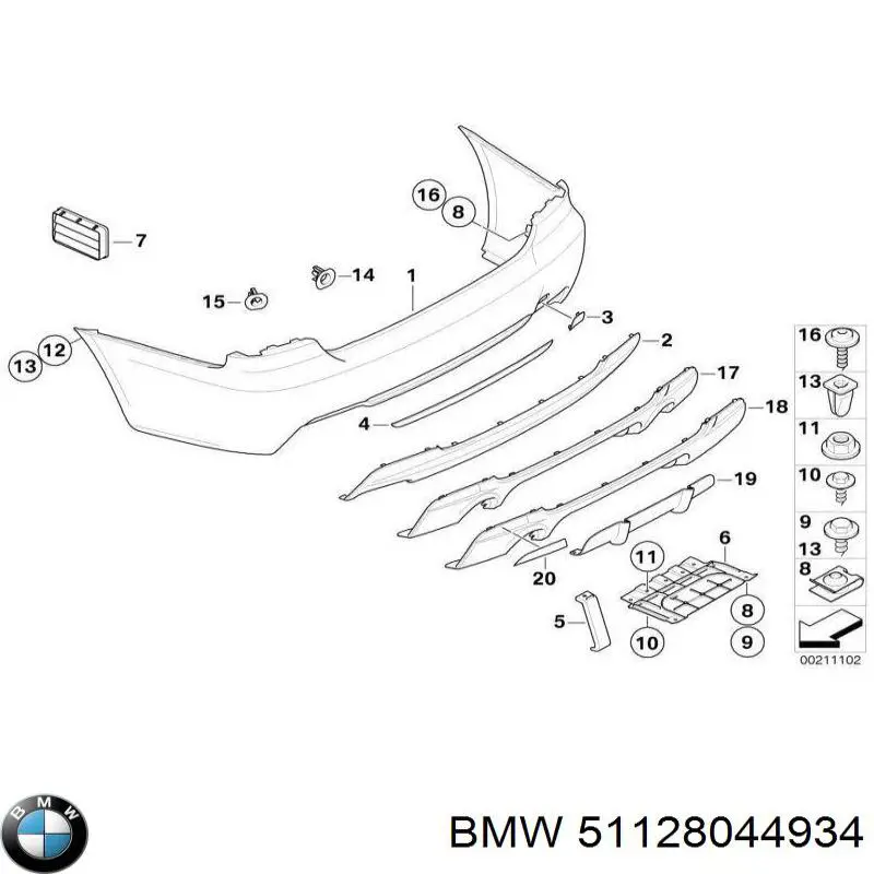  51128044934 BMW