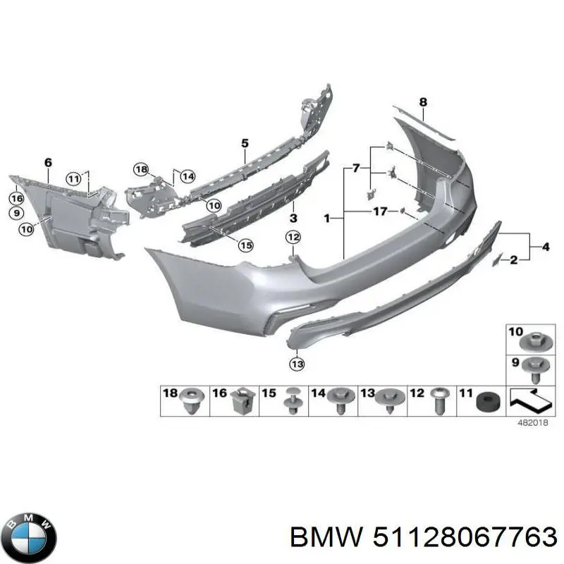 Купить 51128067763 BMW 