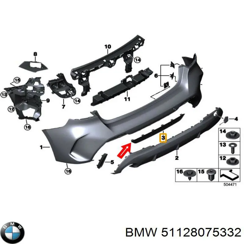 51128075332 BMW 