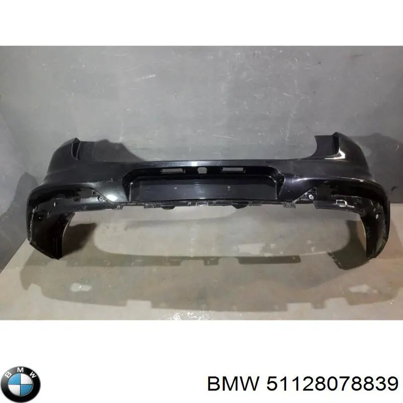 51128078839 BMW облицовка заднего бампера,загрунтован.