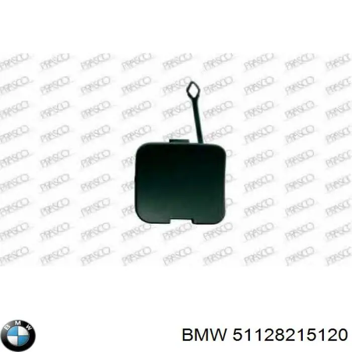 51128215120 BMW заглушка бампера буксировочного крюка передняя