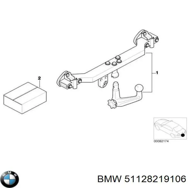 Купить 51128219106 BMW Крышка/пробка расширительного бачка