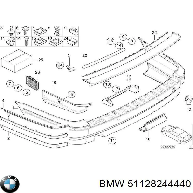  BMW 51128244440 цена, от 9.88 USD