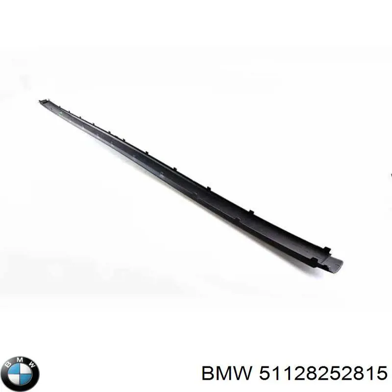 51128252815 BMW moldura do pára-choque traseiro